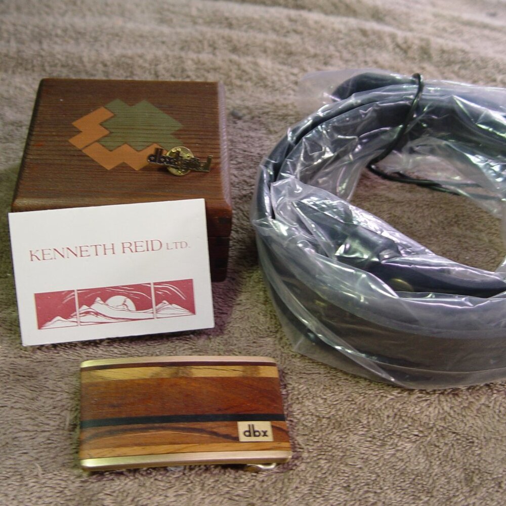 dbx Harman Vintage Kenneth Reid NEW Executive Belt Buckle New RARE One of a kind